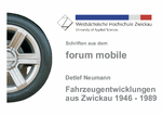 Schriften aus dem forum mobile - Vorstellung einer neuen Publikation der Fakultät Kraftfahrzeugtechnik