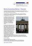 PDF: Berliner Krankenhaus-Seminar – Exkursion.