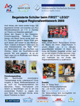 Begeisterte Schüler beim FIRST ™ LEGO ® League Regionalwettbewerb 2009