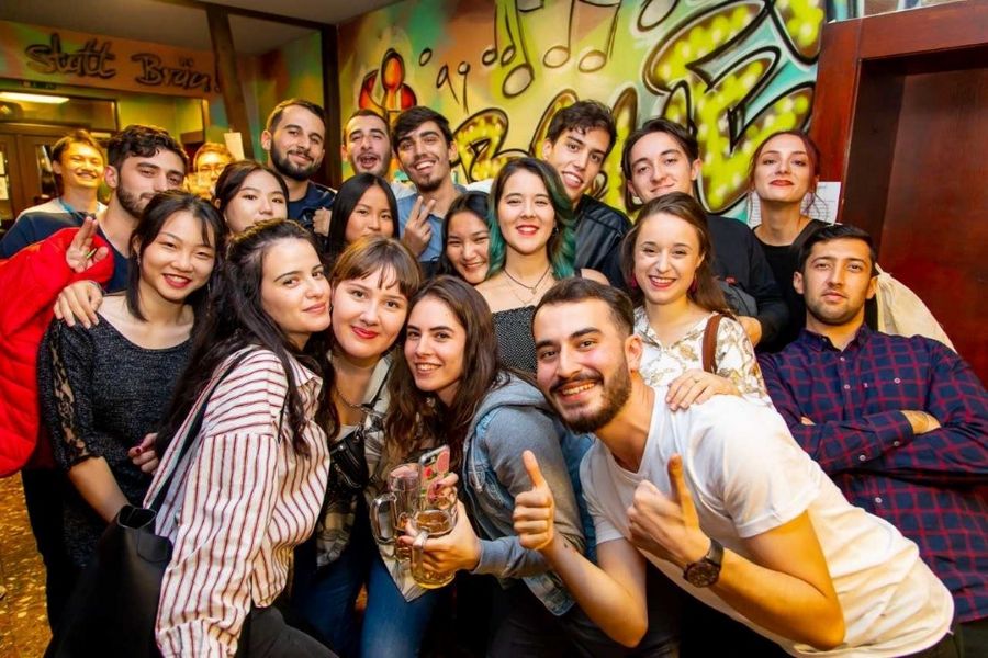 Gruppenfoto: Studierende des Master-Studienganges Management and Information Technology