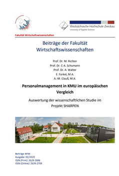 Titelblatt: Ein Leitfaden für die Personalarbeit in regionalen KMU.