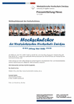 Weihnachtskonzert des Hochschulchores
