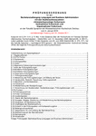 PDF: Bachelor Prüfungsordnung, Oktober, 2011.