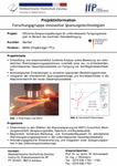 PDF: Projektinformation. Projekt: Effiziente Zerspanungslösungen für umformbasierte Fertigungsstrategien im Bereich der maritimen Getriebefertigung.