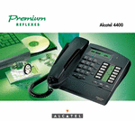 PDF: Werbebild vom Festnetztelefon Alcatel 4400.