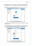 PDF: Anleitung. Email Konfiguration von Outlook für MacOS.