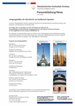 Jahrgangstreffen der Matrikel 03 am Fachbereich Sprachen