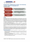 Pdf: Projektflyer. Projektinformation "Pflegesituation in Sachsen - Eine Untersuchung zu Bedarfen, Angeboten und Zugangsbarrieren".