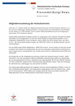 Mitgliederversammlung des Hochschulvereins Mentor e.V .