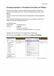 PDF: Anleitung. Exchange Kalender in Thunderbird einrichten mit TBSync.