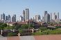 Foto: Blick über die Skyline in Tianjin.