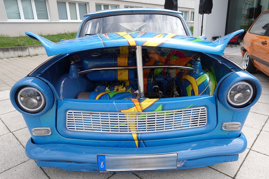 Ein getunter Trabant