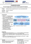 PDF: Projektinformation. Projekt: Verbesserte Spanungsperformance für neue Automobilwerkstoffe.