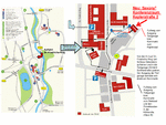 Bild: Anfahrtsskizze für den Keplersaal auf dem Campus Ring.