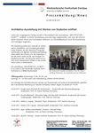 Architektur - Ausstellung mit Werken von Studenten eröffnet