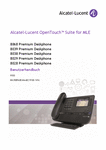 PDF: Benutzerhandbuch Alcatel-Lucent OpenTouch. Suite for MLE.