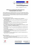Willkommen und Abschied für WHZ-Professoren – Hochschulmedaille wird verliehen