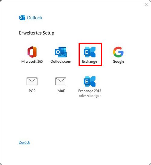 Bild zur Beschreibung des Anlegens eines neuen Outlook-Profils.