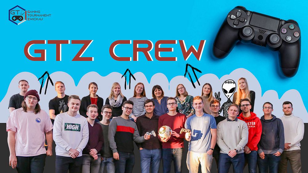 Fotro: Gruppenbild eSport-Event.