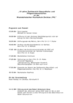 10 Jahre Fachbereich Gesundheits- und Pflegewissenschaften - Programm zum Festakt