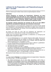 PDF: Leitlinien für die Präsenzlehre und Präsenzforschung ab dem 11.05.2020.