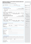 Application for admission to German university for international applicants with foreign academic qualification (english)