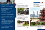 PDF: Infoflyer. Languages and Business Administration German - Chinese, Master.