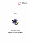 PDF: FAQ. Abschlussarbeit. Master / Diplom / Bachelor.