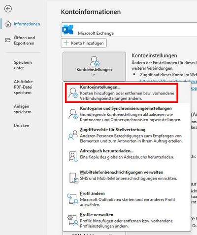Bild zur Beschreibung der Aktualisierung des Offline-Adressbuchs von Outlook.