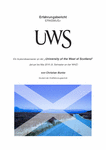 PDF: Erfahrungsbericht. University of the West of Scotland.