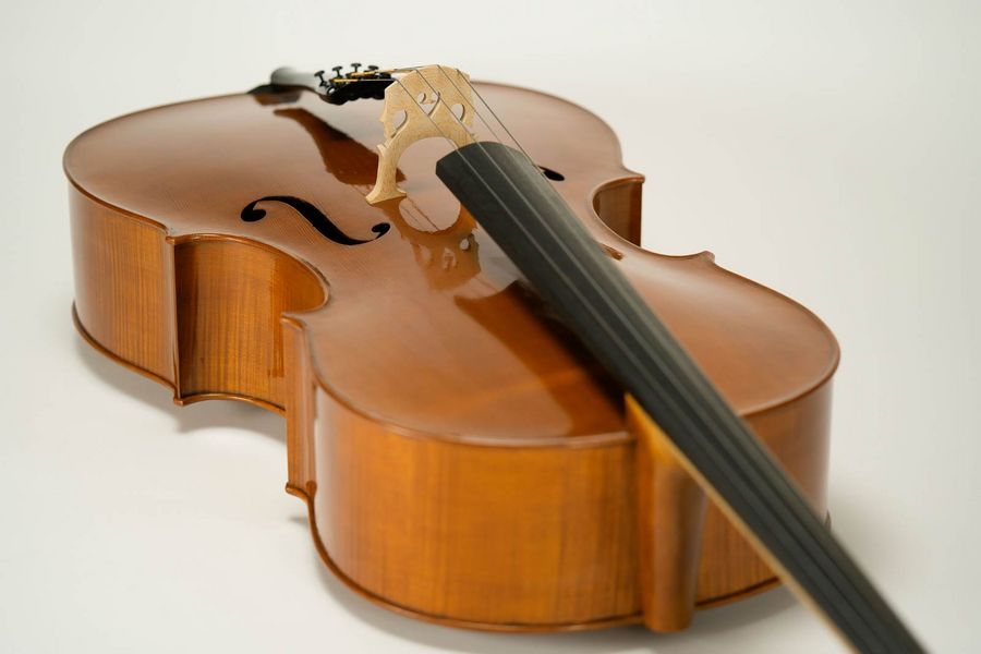 Foto: Violoncello - liegend