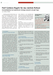 Fünf goldene Regeln für das nächste Referat