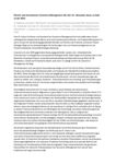 PDF: Pressemitteilung. Partner und Vorstand der Concentro Management AG, Herr Dr. Alexander Sasse, zu Gast an der WHZ.