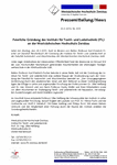 Feierliche Gründung des Instituts für Textil- und Ledertechnik (ITL)