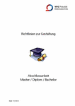 PDF: Richtlinie für die Gestaltung von Abschlussarbeiten.