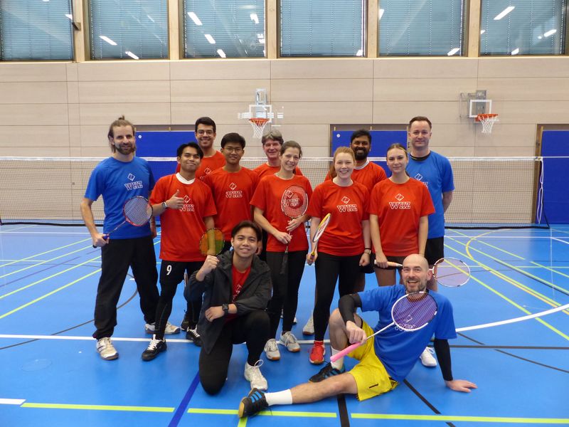 Badmintonmannschaft der WHZ beim Turnier in Chemnitz