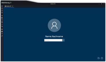 Screenshot: Anleitung. Im Bild ist die Konfiguration von Remmina zu sehen.
