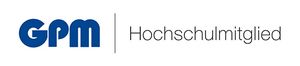 Logo der GPM e.V. mit dem Schriftzug "Hochschulmitglied"