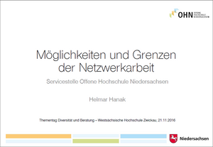 Möglichkeiten und Grenzen der Netzwerkarbeit