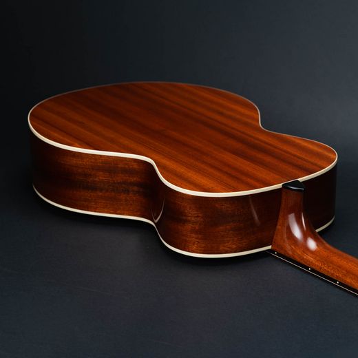 Foto: Gibson - liegend, Ansicht von hinten