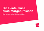 PDF: Musterpräsentation. Kurzversion. Die Rente muss auch morgen reichen.