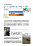 PDF: Erfahrungsbericht - Auslandsstudium. Von Zwickau nach Las Palmas de Gran Canaria, über Barcelona und zurück.