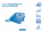 PDF: Benutzerhandbuch Alcatel omnipcx office 4028, 4029.