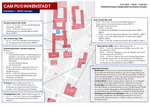 Ein Lageplan mit Beschreibungen