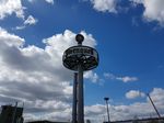 Foto: Werbemast der Sternquell Brauerei.