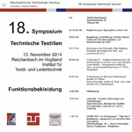 PDF: Flyer 18. Symposium "Technische Textilien"