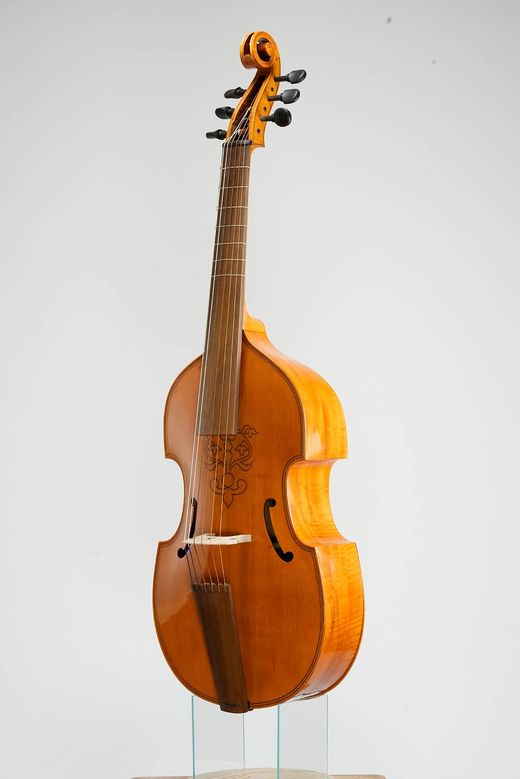 Foto: Bass Viola da Gamba - Vorderansicht