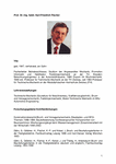 Vita - Prof. Dr.-Ing. habil. Karl-Friedrich Fischer