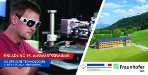 Fotomontage: Einladung zum 15. Auswärtsseminar, Fraunhofer-Institut