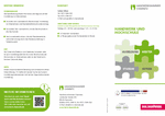 Flyer: Handwerk und Hochschule. Ausbildung, Meister, Studium, Betrieb.